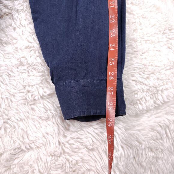 Vintage 90s Polo Ralph Lauren Dark Blue Classic Fit Long Sleeve Red Pony XXL - Picture 7 of 10